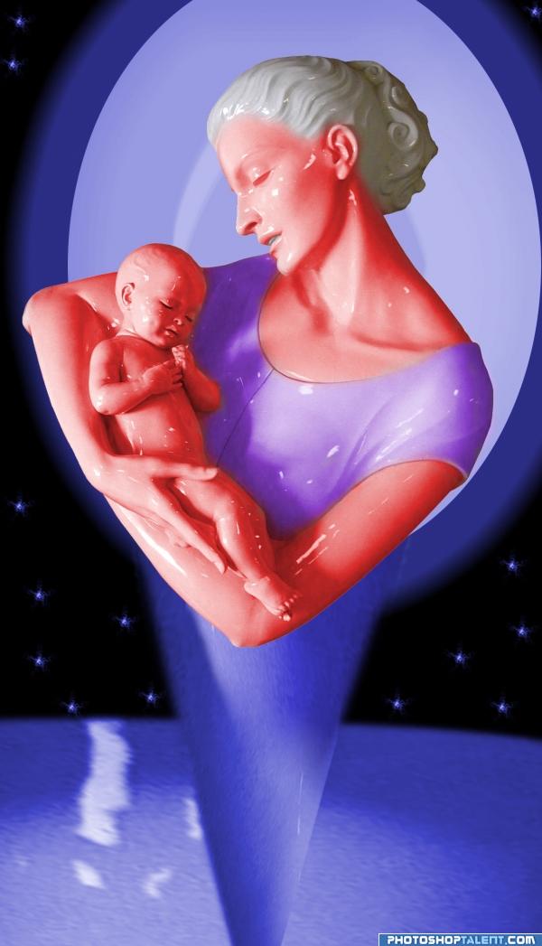 Creation of Mother and child: Final Result